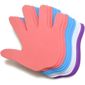 Krafty Kids Foam Hands Fashes - 12 قطعة - ألوان