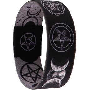 Triple Moon Moans Pentagram Pentacle Pagan Wiccan Witch 7.1 "