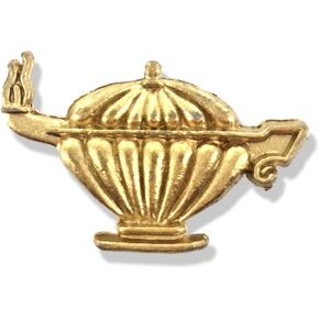 جوائز وهدايا من Gold Lamp of Learning Chenille Lapel Fins for Student School Award Award Award ، Bulk Pack of 20 ، Poly Bagged ، 1-1/8 Inch