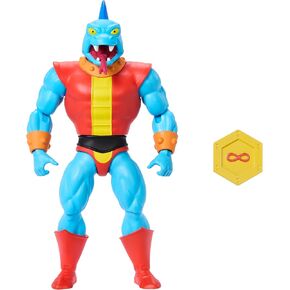 Masters of the Universe Origins Action Figure Collection Fang Man ، 5.5 بوصة الثمانينات من القرن الماضي ، Motu TV Vanged Villain ، التصميم والملحق التفصيلي