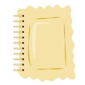 NPW Ravioli Notebook-مجلة Softcover مبطنة مع غطاء تحت عنوان المعكرونة ، والمرح والهدية الفريدة لمحبي Foodies ومحبي القرطاسية