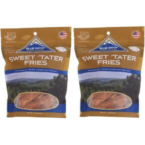 Blue Ridge Naturals - Sweet Tater Fries (1 lb.) - Naturally Healthy Dog Treats (2-Pack)