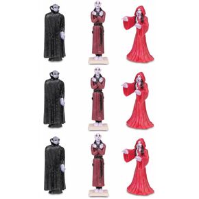 accoutrements archie mcphee itty bitty vampires - حقيبة من 9 شخصيات عمل مصغرة زاحفة زاحفة في 3 أنماط لمتعة الهالوين