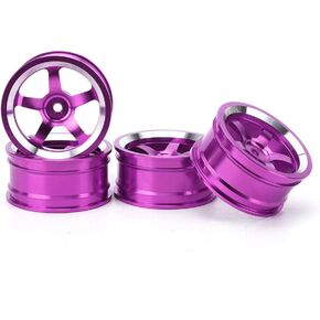 Keenso RC Wheel Hub ، 4pcs 1/10 ألومنيوم سبيكة محور العجلة الملحق