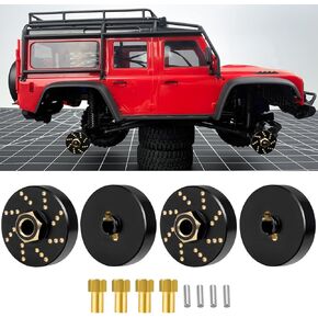 عجلات HEX محول محول الموسع أوزان موازنة الوزن متوافق مع 1/18 RC Crawler TRX4M ترقية