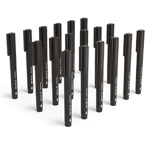 Tru Red Staples Pen علامات دائمة ، طرف جيد ، أسود ، 72/كرتون (TR54545VS)