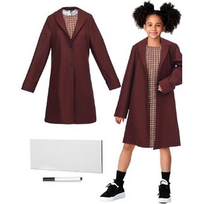 JenPen 4 Pcs American Historical Costume for Girls Civil Rights Female Figures Costume for Halloween School Performance Outfit