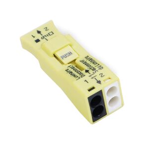 Wago 873-903 LUMI-NUTS? PUSH WIRE? 3-Pole Connector for Luminaire Disconnect 20 PK