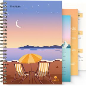 Switch Research Self-Love Journal - Self Care Journal for Women with Prompts - Mindfulness & Gratitude Journal, Therapist Recommended for Self Reflection & Personal Growth - Guided Writing Notebook A4