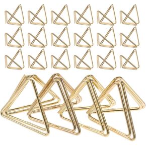 30pcs مقاطع ورق مزدوجة الطبقة ، حامل ورق الذهب الذهب الإبداعي للديكور المكتبي ، ودعوات الزفاف ، والمشاريع الخاصة ، و 0.98 بوصة ، وسبائك الألومنيوم ، ومقاطع الورق المتنوعة