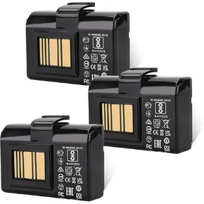 ZQ520 ZQ620 Replacement Printer Battery: 3400mAh Battery (3-Pack) for Zebra Mobile Printer QLN320 QLN220 QLN220HC QLN320HC ZQ500 ZQ510 ZQ520 ZQ521 ZR628 ZR638 ZQ610 ZR658 ZR668 ZQ620 Lithium Ion