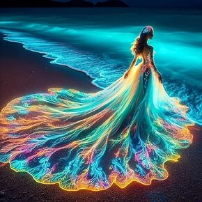 VCLKDIY Mermaid Beach Diamond Art Kits for Adults, 5D Diamond Painting Kits for Adults Beginners, DIY Full Round Drill Diamond Dot Painting Gem Art Kits for Adult, Home Wall Decor 13.8x13.8 Inch