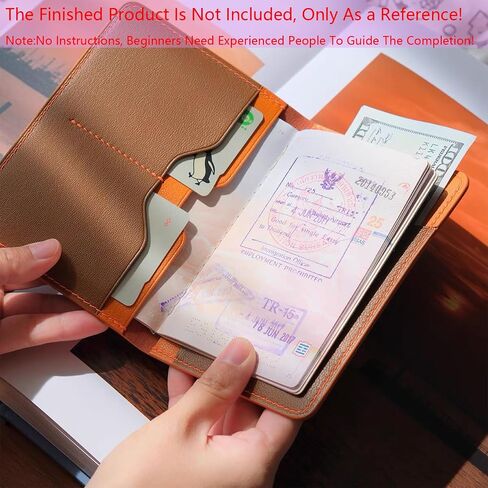 RIVEENY Leather Craft Templates: Acrylic Bag Pattern for Passport Holder Cover Wallet, Acrylic Leather Template Kit in Kuwait