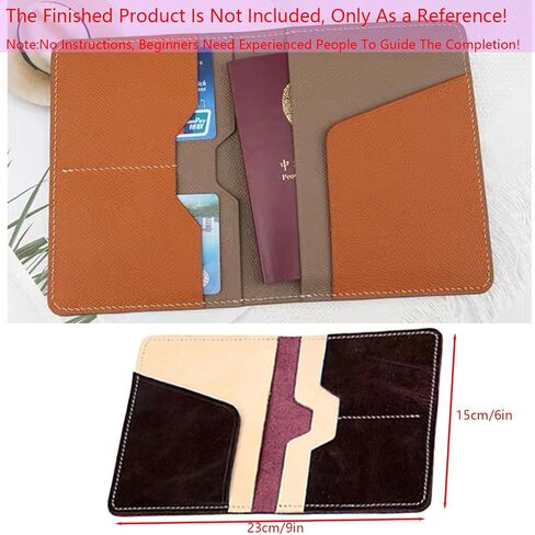 RIVEENY Leather Craft Templates: Acrylic Bag Pattern for Passport Holder Cover Wallet, Acrylic Leather Template Kit in Kuwait