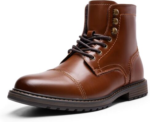 Bruno Marc Men's Motorcycle Boots Oxford Dress Boot in Kuwait
