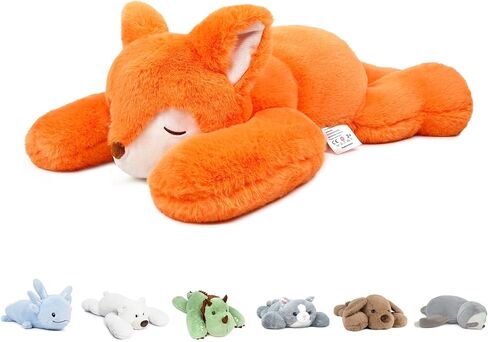 Niuniu Daddy 20" | 3.3 Pound Sheep Weighted Stuffed Animals, Large White Goat Pillowfort Stuffed Lap Animal Toys for Kids Adults, Big Plush Body Pillow for Gifts Birthday Christmas Holiday in Saudi Arabia