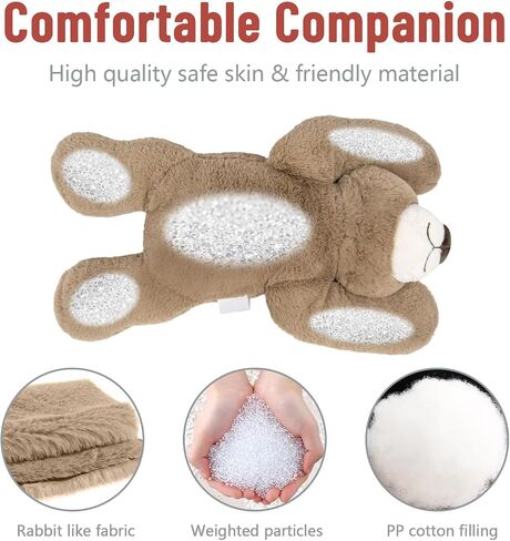 Niuniu Daddy 20" | 3.3 Pound Sheep Weighted Stuffed Animals, Large White Goat Pillowfort Stuffed Lap Animal Toys for Kids Adults, Big Plush Body Pillow for Gifts Birthday Christmas Holiday in Saudi Arabia
