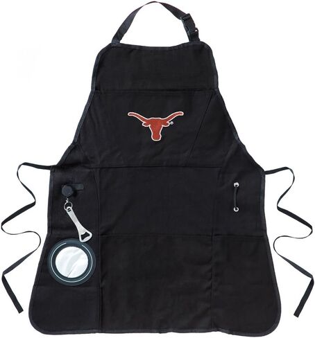 Team Sports America Collegiate University of Iowa Ultimate Grilling Apron Durable Cotton with Beverage Opener and Multi Tool For Football Fans Fathers Day and More in Kuwait
