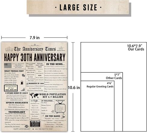 Jumbo 50th Anniversary Card for Women Men, Funny 50th Wedding Anniversary Decorations for Mom Dad, Romantic 50 Year Anniversary Card Gift for Wife Husband, Golden Wedding Gift in Saudi Arabia