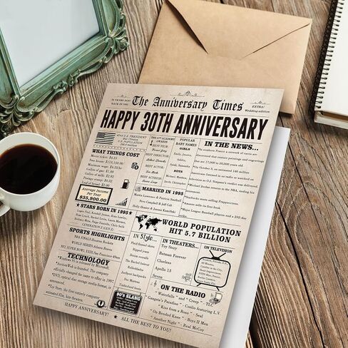 Jumbo 50th Anniversary Card for Women Men, Funny 50th Wedding Anniversary Decorations for Mom Dad, Romantic 50 Year Anniversary Card Gift for Wife Husband, Golden Wedding Gift in Saudi Arabia