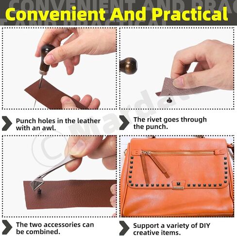 150Pcs 6 Sizes Gun Color Spike Rivet Pyramid Rapid Rivet Studs, 6mm 7mm 8mm 9mm 10mm 12mm Square Punk Spikes Pyramid Rapid Rivet Studs Nail Heads for DIY Leather Craft Decoration(Gun Color in Kuwait