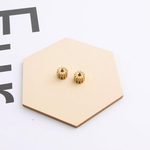 The Lord of the Tools 20 Pcs 12 Teeth Motor Gears 0.5 Module Brass Gears Aperture 1.95mm Outer Diameter 7mm Thick 5mm for 2mm Motor Shaft RC Car Model DIY Robot in Saudi Arabia