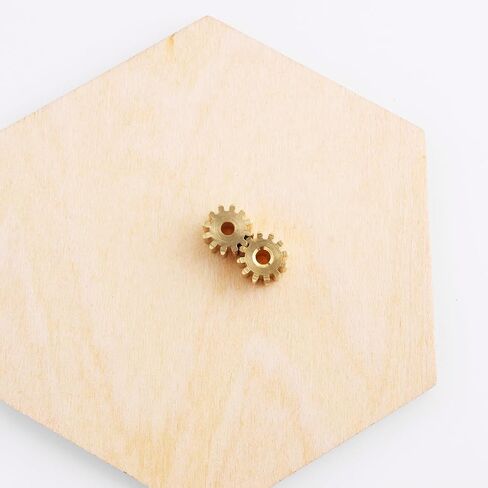 The Lord of the Tools 20 Pcs 12 Teeth Motor Gears 0.5 Module Brass Gears Aperture 1.95mm Outer Diameter 7mm Thick 5mm for 2mm Motor Shaft RC Car Model DIY Robot in Saudi Arabia