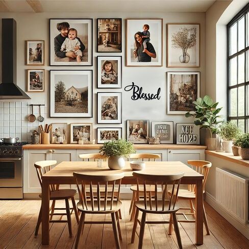 The Acrylic Place Grateful 3D Wood Art Word Script Cutout Sign (12x6 inches), Matt Black Wall Decor in Saudi Arabia