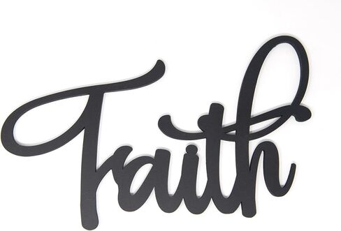 The Acrylic Place Grateful 3D Wood Art Word Script Cutout Sign (12x6 inches), Matt Black Wall Decor in Saudi Arabia