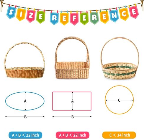 CUDICY Easter Bags 10pcs Large Cellophane Bags 24x30 Inch Cellophane Wrap for Gift Baskets Plastic Gift Wrapping Clear Gift Bags (Easter eggs, Bunny) in Kuwait