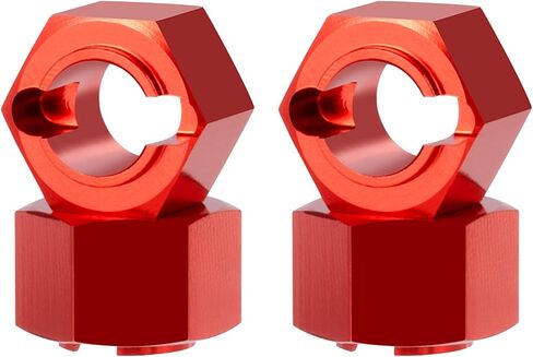 RCHUBAM 7mm Wheel Hex Hubs Adapter Aluminium 1/16 RC Wheel Hex Upgrades Parts Accessories Compatible with Losi Mini-T 2.0 & Mini-B 1/16 1/18 Scale RC Off-Road Car Truck (Black) in Saudi Arabia