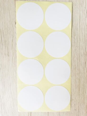 Yesallwas 1440 PCS Small Dot Stickers Round White 15 Sheets Dot Stickers Label Sticker for Office,Classroom (16mm, White) in Saudi Arabia