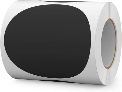 Black Round Stickers 4 Inch Viny Circle Floor Marker Sticker Removable Self-Adhesive Color Coding Decals Label Roll 300 PCS for Classroom Line Up Spots Preschool Kindergarten in Kuwait