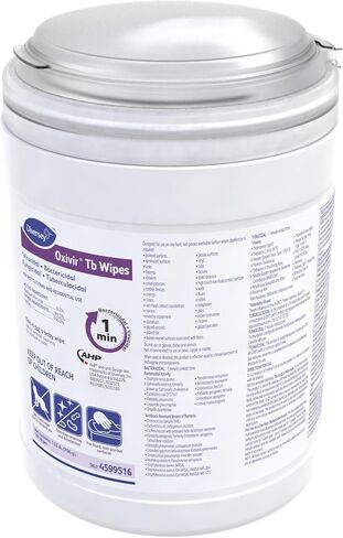 Diversey Oxivir Tb Surface Disinfectant Cleaner Wipe Canister Unscented NonSterile 7x6, White, 160 Ct DVO4599516 in Saudi Arabia