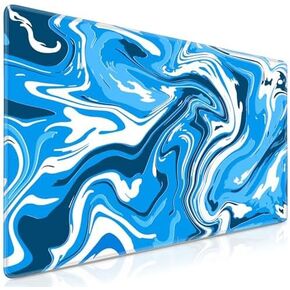 لوحة الماوس Canjoy Gaming ، وسادة الفأر النمط السائل 31.5x11.8 بوصة كبيرة من لوحة مفاتيح Mousepad المكتبية الكاملة للألعاب والمكتب والمنزل
