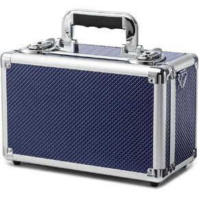 Multi Color Card Storage Hard Case ، صناديق جمع البطاقات الرياضية ، خزانة بطاقات التداول ، حامل البطاقة ، مربع Toploader (الأزرق ، المتوسط)