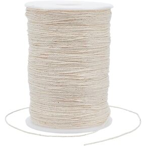 FREEBLOSS 500m Sashiko Thread 100% Cotton Embroidery Flosses White Hand Embroidery Thread Sashiko Quilting Thread for Sewing Needlework