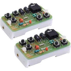 2 PCS DIY Radio Kit ، Icstation FM Radio Kit 76MHZ-108MHz Soldering Project Module Module DIY KITS Electronic Solder Mreying Kit للعودة إلى STALL STEM Physics Science Education