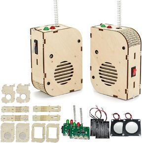 مجموعات STEM للأطفال محادثة Walkie 8-10-12-14 ، قم ببناء مشاريع الدوائر الإلكترونية لأطفالك.