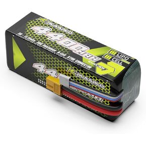 RIAARIO 11.1V Lipo Battery 3S 35C 4400mAh Lipos with XT-60 Connector for RC Car Trucks 1/8 1/10 Mini 1/10 RC Vehicles