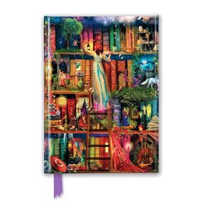 Aimee Stewart: Treasure Hunt Bookshelves (Foiled Journal) (Flame Tree Notebooks)
