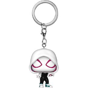 Funko POP! Keychain: Spider-Man: Across the Spider-Verse - Spider-Gwen - Spider-man Novelty Keyring - Collectable Mini Figure - Stocking Filler - Gift Idea - Official Merchandise - Movies Fans