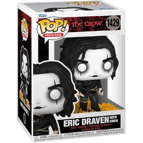 Funko POP! Movies: The Crow - Eric Draven with Crow - Collectable Vinyl Figure - Gift Idea - Official Merchandise - for Kids & Adults - Movies Fans - Model Figure for Collectors and Display