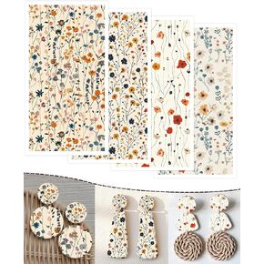 Puocaon Blue Clay Transfer Paper - 18 Sheets Chinoiserie Paper Design Transfor