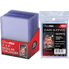 Ultra Pro - Ultimate Collectible Card Protection ، مثالية لتخزين وحماية البيسبول والألعاب والبطاقات الرياضية