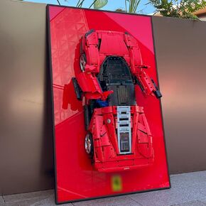 Display Wallboard for Lego 42141 technic mclaren Formula 1,Adult Collectibles for Lego Car Wall Mount Building Blocks,Great for Lego Lovers (Only Display Wallboard)