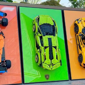 عرض لوحة الحائط لـ LEGO 42141 Technic McLaren Formula 1 ، المقتنيات البالغة للبناء على جدار سيارة LEGO ، رائعة لمحبي LEGO (فقط عرض الحائط) in Kuwait
