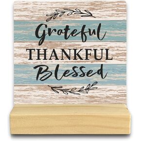 QASHWEY Love Sign Desk Decor, Christian Decor Wood Table Signs, Love Signs for Home Decor, Christian Decorations for Home, Love Never Fails Wooden Plaque with Wooden Stand for Home Office