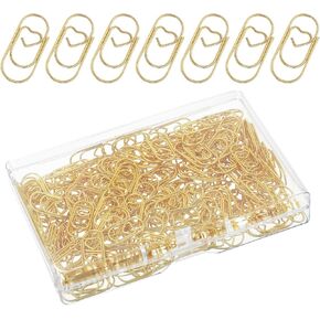 200 PCS مقاطع ورق ذهبية صغيرة ، وورق حب القلب 0.79 بوصة صغيرة من الورق الورقي لمنظمي مكتب المنزل المنظمين DIY ملحقات دعوة الزفاف سلك الصلب