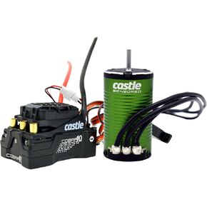 Castle Creations 010-0174-13 COBRA 10 ، 6S MAX ، 25.2V MAX ، 8A PEAK BEC W/1412-3200KV MOTOR